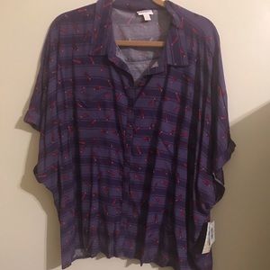 Lularoe Amy blouse 3X